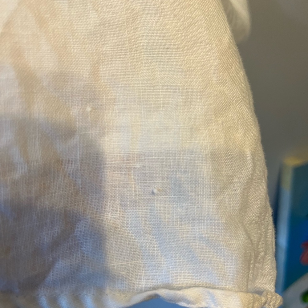 Habitat white linen tank top - Picture 8 of 8
